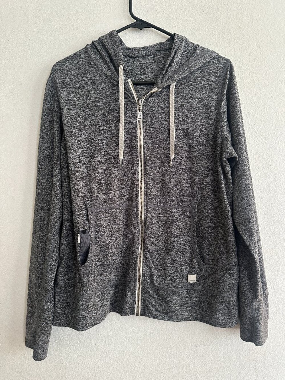 Original Vuori Halo Performance Hoodie, Gray, Size L